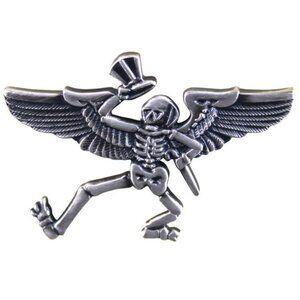 New Grateful Dead Skeleton Pin Deadhead Pilot Wings Roses Licensed Hippie